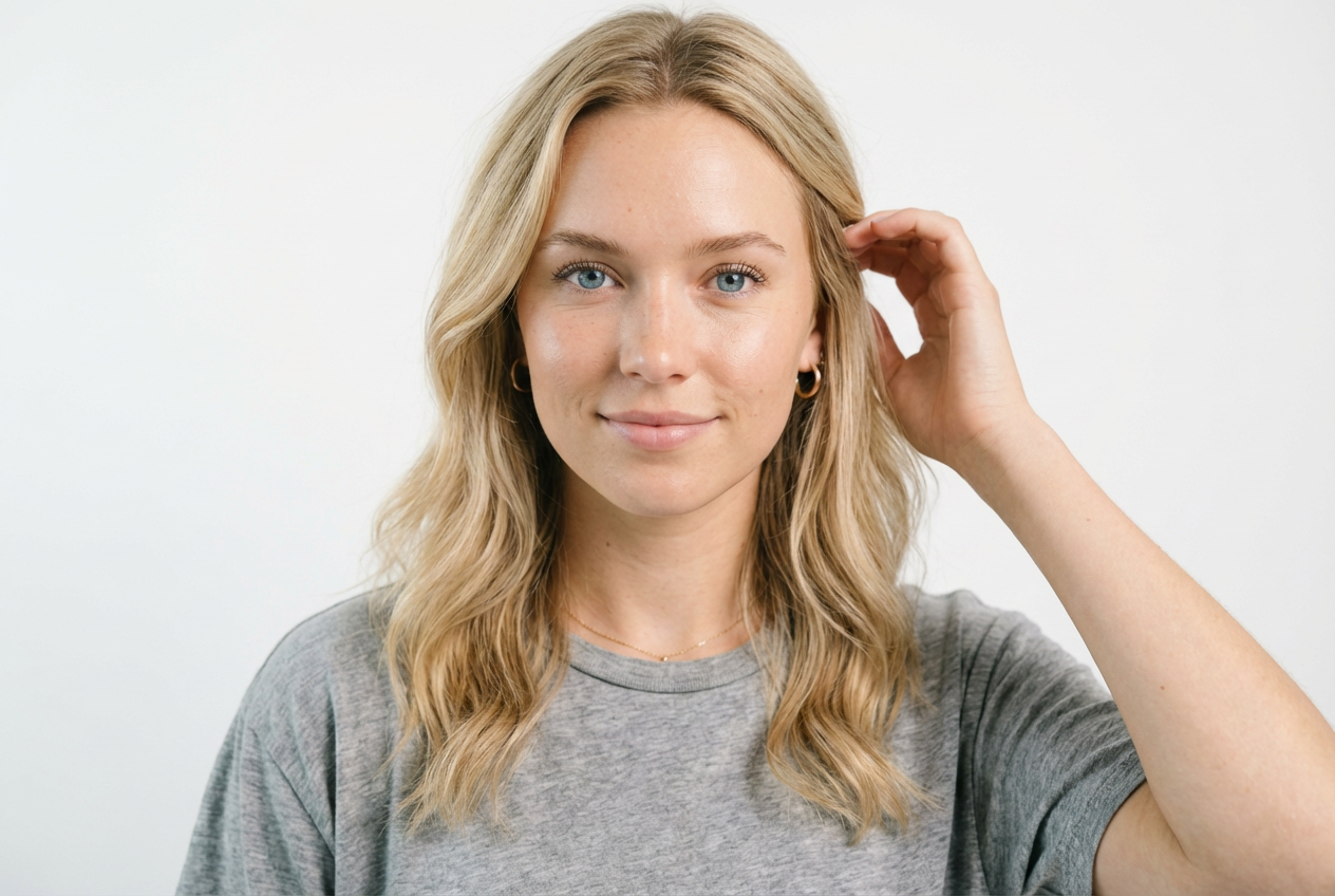 Chin Augmentation before and after - 1 months post-op - before