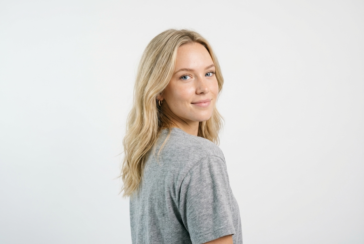 Rhinoplasty before and after - 1 months post-op - after